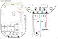 Controlador de Persiana Enrollable YET863WTR Wi-Fi TUYA APP 100V-240V para Motor Tubular, Controlador Wifi, Controlador TUYA