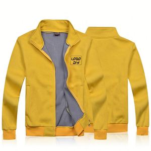 Ropa de Trabajo Personalizada, Sudadera con Capucha y Cuello Alto, Gruesa, con Logotipo Impreso, Sudadera de Invierno con Cierre Completo para Hombre - Product Image 2