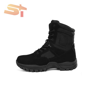 Bottes tactiques en cuir Sike, imperméables, pour la randonnée en plein air, bottes tactiques pour hommes - Product Image 4