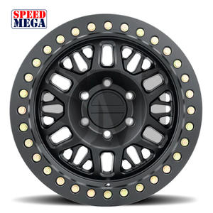 Rines DOT Forjados con Acabado Mecanizado Beadlock 4x4, 4, 5, 6, 8 Orificios, PCD 6x139.7, 6*114.3, 17*7/8J, Diseño Cóncavo Cromado BNT para Charger - Product Image 3