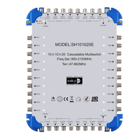 Récepteur satellite numérique multicommutateur satellite 10 entrées 16 sorties diseqc 2.0 commutateur en cascade à 10 entrées