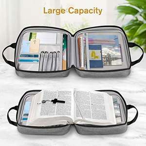 Muestra Gratuita de Bolsos Grandes para Biblias, Estuche para Transportar Libros, Bolsos de Iglesia, Protector de Biblia con Cremallera - Product Image 3