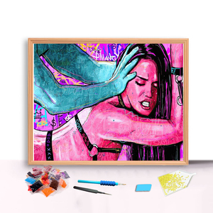 Kit Pittura Diamante Fai da Te Donna Nuda, Decorazione Murale per la Casa, Quadro Sexy Nudo, Kit Pittura Diamante 5D, Set Regalo - Product Image 2