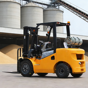 מלגזה הידראולית מונעת בגז, מלגזת משא 3 טון, מושב משומש לשימוש בשטח, מלגזת פרופאן 4 טון, תקן EPA/EU Stage V - Product Image 1