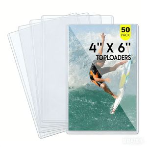 ซองใส่การ์ด Xuefeng ขนาด 4 x 6 นิ้ว แบบใส ป้องกันการ์ดและรูปภาพ แพ็ค 50 ชิ้น - Product Image 1