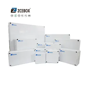 Панель управления ZCEBOX, пластиковый ПВХ корпус cctv, водонепроницаемая панель солнечных батарей, кабель, распределительная коробка