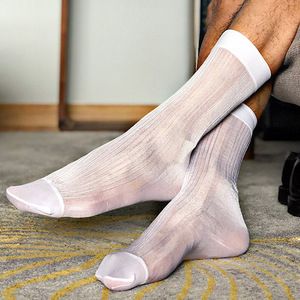 Fashion Mens <strong>Socks</strong> Formal Suit Dress Hose Sexy Sheer Man Stocking Gay Harajuku <strong>Fetish</strong> Men Gay Guy <strong>Sock</strong> Foot - Product Image 6