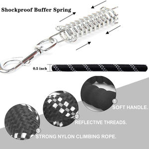 Grosir tugas berat warna-warni dikepang Slip tali anjing dapat ditarik kualitas tinggi desain baru kerah hewan peliharaan - Product Image 6