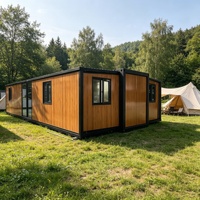 Capsule spatiale écologique de luxe de 20 pieds pour l'extérieur, maison-conteneur, bureau mobile pliable, maison mobile, maison préfabriquée