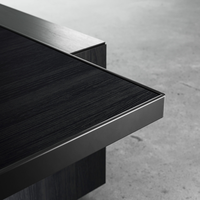 Bureau de direction modulaire moderne en MFC/MDF avec prise de courant magnétique pour mobilier de bureau de PDG/directeur