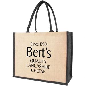 Sac de shopping en toile de jute écologique de haute qualité, réutilisable, 100% naturel, sac en jute de Noël promotionnel - Product Image 6