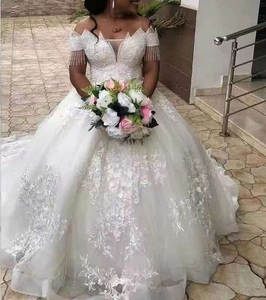 Vestido de novia de Mujer Africana hecho a medida Vestido de encaje Vestido de novia increíble Vestido de novia - Product Image 1