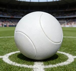 Ballon de football en PVC/PU blanc vierge, écologique, durable, de haute qualité, épaisseur 2,6 mm, poids 360-380g, vente en gros d'usine - Product Image 2