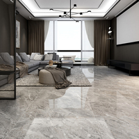 Carreaux de marbre italiens en porcelaine légère émaillée, carreaux de sol et de mur en marbre brillant rustique 750X1500 mm