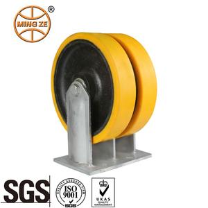 Bestseller Präzisions kugellager Schwenkbare Lenkräder Hochleistungs-Doppelrad-Polyurethan-Gusseisen für Mechaniker - Product Image 3