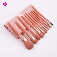 Maange — ensemble de brosses et de sacs de maquillage professionnels, logo personnalisé, ombres de cosmétique, 11 pièces