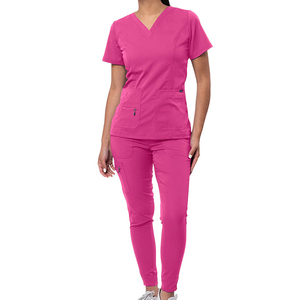 Diseña tu propia ropa de trabajo para médicos, Hospital, clínica Dental, traje de trabajo de manga corta, conjunto de belleza, uniforme médico - Product Image 6