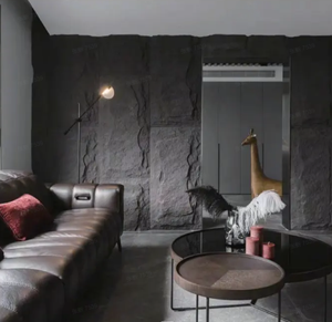 Revêtement mural décoratif extérieur <span class=keywords><strong>de</strong></span> style design 3D moderne Panneau en pierre champignon 3D Revêtement mural artificiel Panneau en pierre PU - Product Image 2