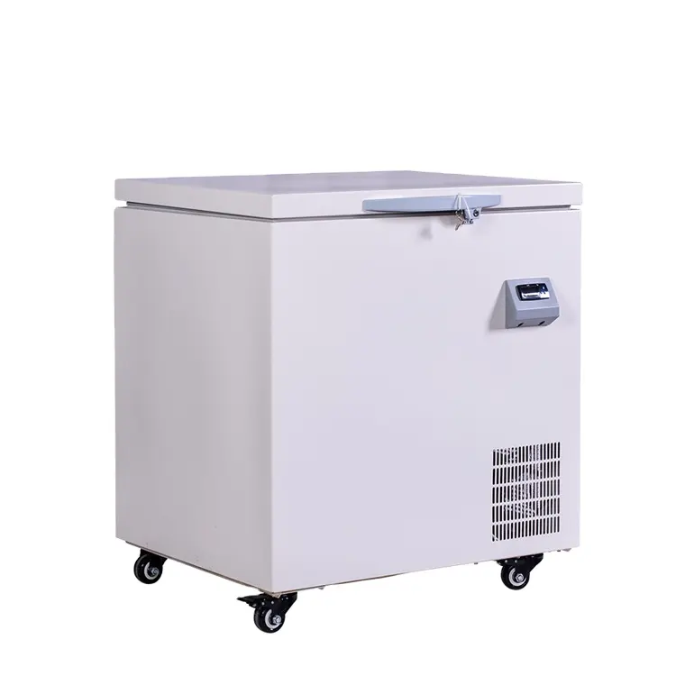 80 chest ULT congelatori profondi-86 Celsius congelatore a temperatura Ultra-bassa laboratorio medico conservazione del vaccino chest ult congelatore profondo
