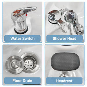 เฟอร์นิเจอร์<span class=keywords><strong>ร้าน</strong></span>ตัดผม <span class=keywords><strong>ร้าน</strong></span>เสริมสวย เตียงสระผม สปาผม เตียงสระผมแบบไทย โต๊ะนวดสปาผม เตียงสระผมพร้อมอ่างเซรามิก - Product Image 4