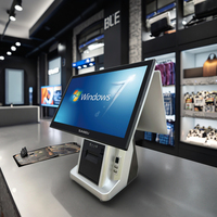 Système POS de haute qualité Sandu S2 modèle 15,6 pouces Intel I5 Windows, caisse enregistreuse haute performance, garantie 1 an, Wi-Fi 6