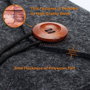 Bán Buôn Người Đàn Ông Của Thời Trang Grey Cảm Thấy Ví Tổ Chức Tùy Chỉnh Ví Chuột Cáp Nhận Gói Bộ Nhớ Thẻ USB <span class=keywords><strong>Flash</strong></span> Gấp Thư - Product Image 3