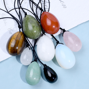 Wholesale 49mm*35mm Natural <strong>Jade</strong> <strong>Stone</strong> Yoni Eggs Set Three Size <strong>Jade</strong> Eggs in Set Custom <strong>Jade</strong> Yoni Eggs for Women - Product Image 5