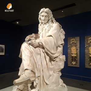 Statue de poètes et écrivains en marbre grandeur nature de Mily, célèbre pour sa qualité, pour <span class=keywords><strong>collection</strong></span> de musée ou décoration publique - Product Image 1