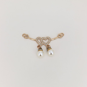 Accesorios de Ropa con Perlas y Cristales Estilo Medio Oriente, Decoraciones de Boda Chapadas en Oro - Product Image 2