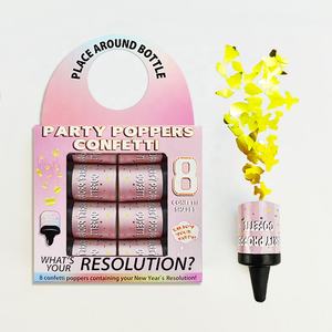 All'ingrosso personalizzato Private Label Mini Party popper confetti 8 pz - Product Image 1