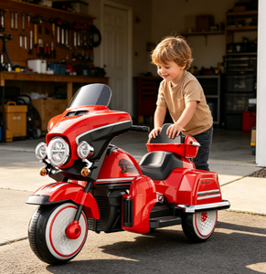 Voiture électrique à 3 roues alimentée par batterie 12V pour enfants de 2 à 4 ans, homologuée CE - Product Image 2