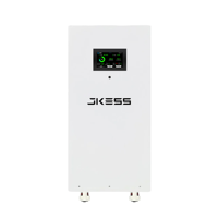 Kit de Batería DIY JKESS JKL015 51.2V 280Ah LiFePO4 15KWh con Pantalla Táctil LCD de 4.3" y BMS de Balance Activo para Almacenamiento de Energía Solar (Caja Vacía)