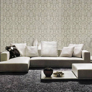 MYWIND-papel tapiz de lujo estilo bohemio para sala de estar, papel tapiz de corcho amarillo polvoriento plateado para el hogar - Product Image 4