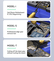 Kit d'outils de réparation MECHANI 5 lames pour couteau de maintenance BGA, pour décoller la colle et démonter les puces CPU IC d'iPhone