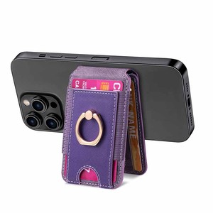 Portafoglio Magnetico in Pelle PU con Anello e Forte Magnete, Blocco RFID, Porta Carte per <span class=keywords><strong>iPhone</strong></span> Serie 17 16 15 14 13 12 - Product Image 4