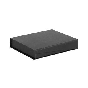 काले फोम डालने सादे गत्ता उपहार बक्से पुस्तक के आकार का जर्नल चुंबकीय समापन के लिए ढक्कन के साथ कठोर कागज बॉक्स पैकेजिंग - Product Image 4