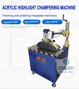 Machine à chanfreiner acrylique Disen 60 degrés pour feuilles de plexiglas/plastique 380V 2.2kW Alimentation automatique multifonctionnelle - Product Image 2