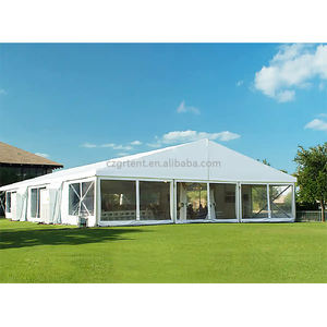 Tenda da Matrimonio per Esterni a Doppio Strato, Resistente ai Raggi UV e Impermeabile, con Telaio in Alluminio per Eventi, Feste e Matrimoni fino a 300 Persone - Product Image 6