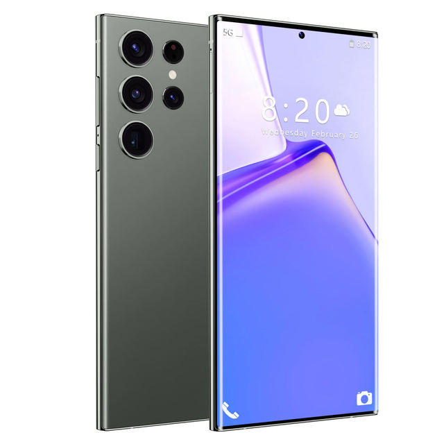 New 5G S24 Ultra 4+128G Screen Memory Cellphones Unlocked OLED 6.8Inch Multifunctional Dual-SIM Smartphone