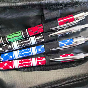 Warna Baru untuk Pulpen Keffiyeh Free Palestine Fashion Promosi Kufia Abaya Pulpen Bolpoin Tersedia dengan Warna Baru - Product Image 1