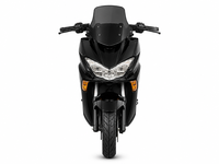 Scooter électrique sportif Obsidian Black 2000W, batterie 72V 20Ah, moto électrique alimentée par batterie, freins à disque doubles, pneus larges