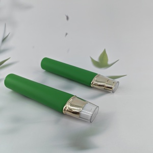 Hot Sales 30g-50g Customized Green Color Plastic <b>Empty</b> Soft Soft Tube Packaging With Gold Oval Pump For Foundation Lotion Makeup - Product Image 3
