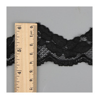 Dentelle élastique à motif animal de 2.5cm pour accessoires vestimentaires, y compris sous-vêtements et vêtements