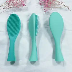 Women Hair Scalp Massage Comb Detangle Hair Comb for Salon Detangling Hair Brush Bristle TPEE Hairbrush Curly PVC Box Nylon 54g