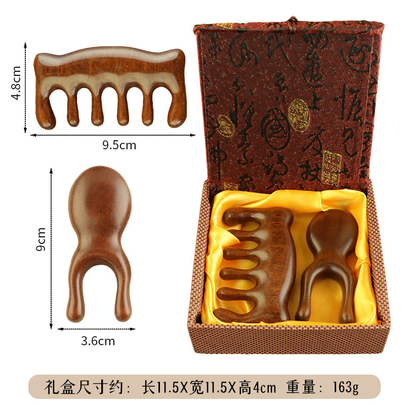 Ensemble de peignes de massage Gua Sha A