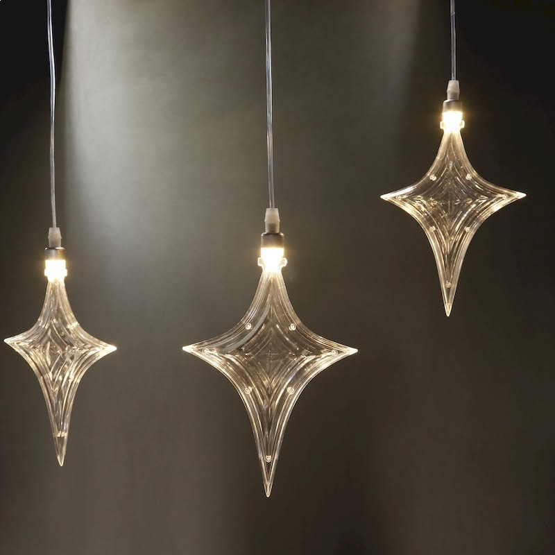 Lustre étoile croisée à 10 têtes