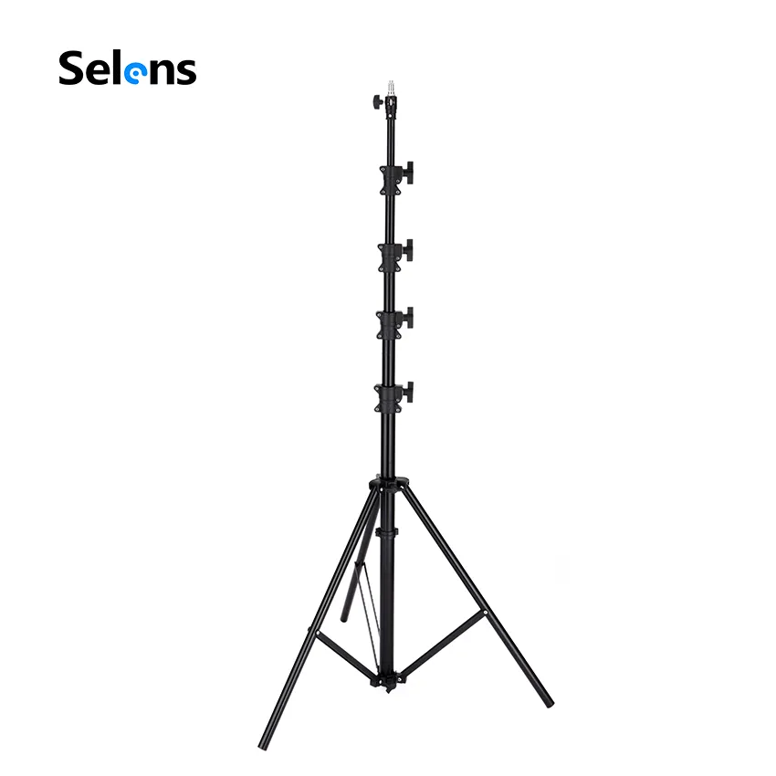 Selens 450cm/15ft Air Cushioned Adjustable Light Stand support system