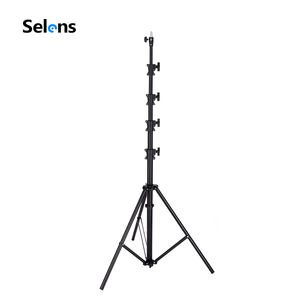 Trípode de Iluminación Resistente y Ajustable con Sistema de Soporte con Amortiguación de Aire Selens de 450 cm/15 pies para Fotografía de Estudio - Product Image 1