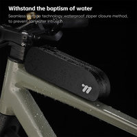 WEST BIKING Sac de cadre de vélo tridimensionnel Grande capacité Sac de tube supérieur étroit VTT Vélo de route Accessoires de cyclisme