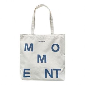 Bolsa de Hombro Azul Reciclable de Gran Capacidad, Bolso de Mano de Algodón, Bolsa de Viaje, Bolsa de Almacenamiento, Logotipo Personalizado Profesional - Product Image 5